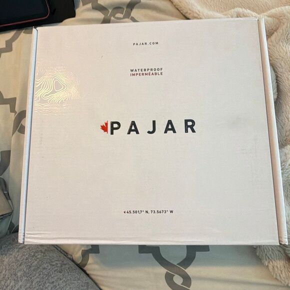 Pajar CANADA Galaxy Snow Boots Waterproof Nylon Pull-On Black Woman's 9 - Picture 10 of 11